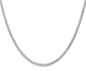 Preview: Tennis-Halskette mit Zirkonia weiß 2.5mm Silber 925/000 rhodiniert
