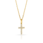Preview: Collier Kreuz 12 Zirkonia Gold 333/000
