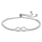 Preview: Armband Endless mit 71 Zirkonia Silber 925/000 rhodiniert