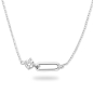 Preview: Collier mit Zirkonia Silber 925/000 rhodiniert
