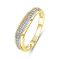 Preview: Ring Zirkonia Silber 925/000 vergoldet