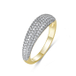 Preview: Ring Zirkonia Silber 925/000 vergoldet