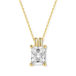 Preview: Collier 925 Silber 45 cm, verstellbar auf 42 und 40 cm, Anhänger mit 9 Zirkonia, vergoldet oder rhodiniert