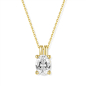 Preview: Collier 925 Silber 45 cm, verstellbar auf 42 und 40 cm, Anhänger mit 9 Zirkonia, vergoldet oder rhodiniert