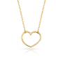 Preview: Collier Herz Gold 333/000
