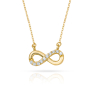 Preview: Collier Endless 10 Zirkonia Gold 333/000