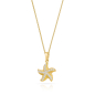 Preview: Anhänger Seestern 21 Zirkonia Gold 333/000