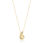 Preview: Collier Anhänger Tropfen Gold 333/000