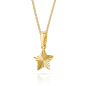 Preview: Anhänger Stern diamantiert Gold 333/000