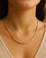 Preview: Kordelkette 1.7mm breit 42cm lang Gold 585/000