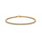 Preview: Tennisarmband 18,5cm mit Lab Grown Brillanten 1,55ct. Gold 585/000