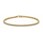 Preview: Tennisarmband 18,5cm mit Lab Grown Brillanten 1,95ct. Gold 585/000