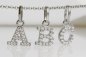 Preview: Buchstabenanhänger mit Zirkonia Silber 925/000 rhodiniert