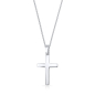 Preview: Anhänger Kreuz glanz 25mm Silber 925/000 rhodiniert