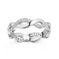 Preview: Ring 44 Zirkonia Silber 925/000 rhodiniert