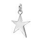 Preview: Anhänger Polarstern 14x15mm Silber 925/000