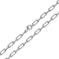 Preview: Paperclip-Kette 2,5mm breit Silber 925/000