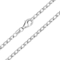 Preview: Charm-Erbsarmband oval 2.7mm breit 19cm Silber 925/000