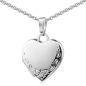 Preview: Medaillon Herz 15x14mm Silber 925/000
