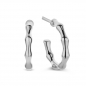 Preview: Steckcreolen 15/2mm Silber 925/000