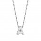 Preview: Collier Buchstabe 38+5cm Silber 925/000