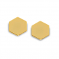 Preview: Ohrstecker Hexagon Gold 585/000