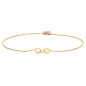 Preview: Armband mit Zwischenteil 3 Kettenglieder Gold 585/000