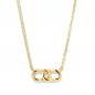 Preview: Collier mit Zwischenteil 2 Kettenglieder Gold 585/000