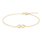 Preview: Armband mit Anhänger Endless Zirkonia Gold 585/000