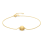 Preview: Armband mit Anhänger Muschel Gold 585/000