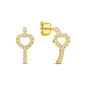 Preview: Ohrstecker Herz 40 Zirkonia Gold 585/000