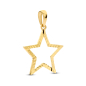 Preview: Anhänger Stern diamantiert Gold 585/000