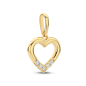 Preview: Anhänger Herz 5 Zirkonia  Gold 585/000