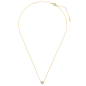 Preview: Collier 43/41/38 cm mit Zirkonia Gold 585/000