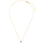 Preview: Collier 43/41/38 cm mit Zirkonia weiß/rosa Gold 585/000