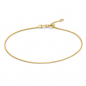 Preview: Panzerarmband 1.0mm breit 19cm Gold 585/000