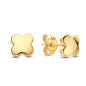 Preview: Ohrstecker Kleeblatt 4,6mm Gold 585/000