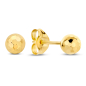 Preview: Ohrstecker Kugel 4,0mm Gold 585/000