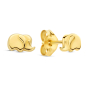 Preview: Ohrstecker Elefant 5mm Gold 585/000