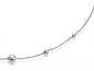 Preview: Collier mit 5 Kugeln 42+3cm Silber 925/000