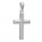 Preview: Anhänger Kreuz glanz 18mm Silber 925/000