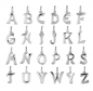 Preview: Buchstabenanhänger - Silber 925/000