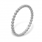 Mobile Preview: Kugelring 2.0mm breit Silber 925/000