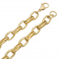 Preview: CHUNKY CHAIN 10.0mm breit Edelstahl PVD-Vergoldung