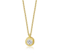 Preview: Collier mit Zirkonia 3mm Silber 925/000