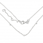 Mobile Preview: Collier mit 3 Sterne 38/40/42cm Silber 925/000