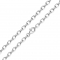 Preview: Ankerkette 3.3mm breit 4-fach diamantiert Silber 925/000