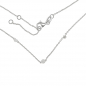 Preview: Collier mit Dot-Herz-Stern 38/40/42cm Silber 925/000