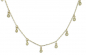 Mobile Preview: Collier mit 15 Zirkonia Gold 333/000