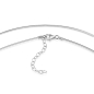 Preview: Omegakette 1.2mm breit 40+5cm Silber 925/000